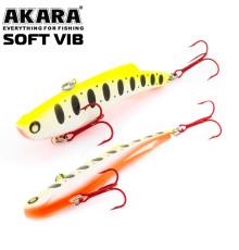 Воблер раттлин Akara Soft Vib 75 S (цвет A142)