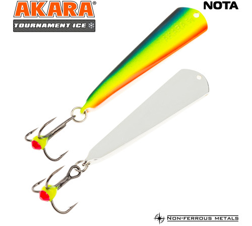 Блесна зимняя Akara Tournament Ice Nota, 5 гр цвет 27/Sil