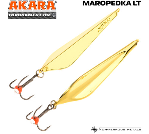 Блесна зимняя Akara Tournament Ice Maropedka Light, 13 гр цвет Go