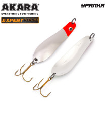 Блесна колеблющаяся Akara Expert Уралка 85 (19 гр) цвет 3/Sil