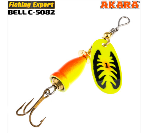 Блесна вертушка Akara Bell C-5082 (6 гр) цвет 199/Red