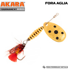 Блесна вертушка Akara Fora Aglia №1 (2,5 гр) цвет A3