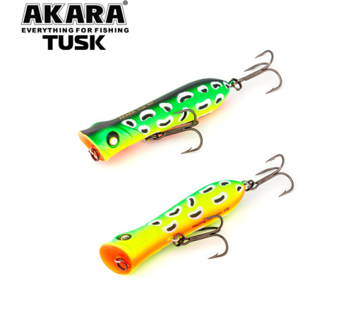 Воблер поппер Akara Tusk 80 F, цвет A117