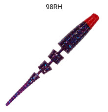 Силиконовая приманка Crazy Fish Polaris 4" 38-100-98RH-6, цвет #98RH, 6 шт.