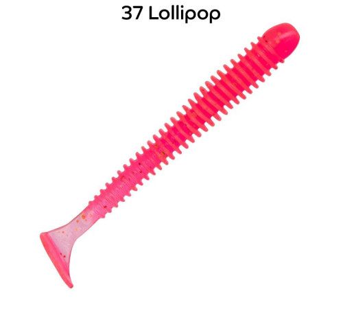 Силиконовая приманка Crazy Fish Vibro worm 2" 3-50-37-6, цвет #37, 8 шт.