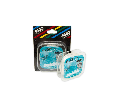 Флюорокарбон ASSO INVISIBLE HARD 100% FLUOROCARBON 50м 0,17мм прозр.