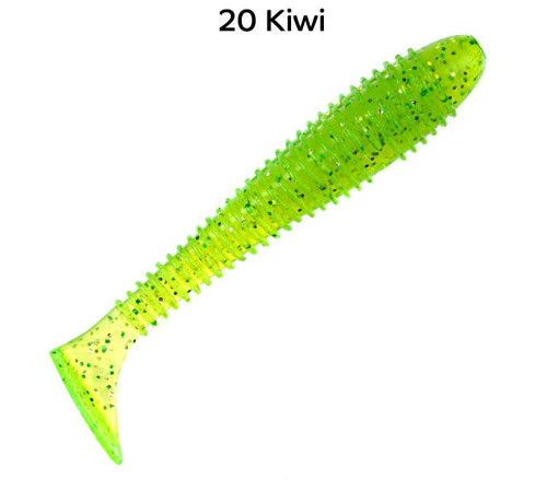 Силиконовая приманка Crazy Fish Vibro fat 2.7" 1-71-20-6, цвет #20, 5 шт.