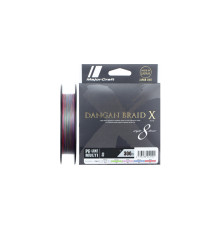 Шнур плетеный Major Craft Dangan Braid X 300m (мультиколор) DBX8-300MC #0.8/0.10mm 16lb/7.2kg