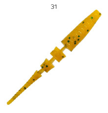 Силиконовая приманка Crazy Fish Polaris 3" 24-68-31-6-F, цвет #31, 8 шт.