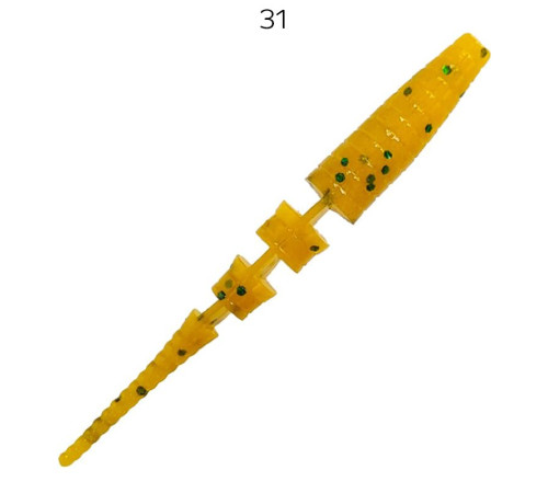 Силиконовая приманка Crazy Fish Polaris 3" 24-68-31-6-F, цвет #31, 8 шт.