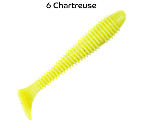 Силиконовая приманка Crazy Fish Vibro fat 4" 14-100-6-6, цвет #6, 4 шт.