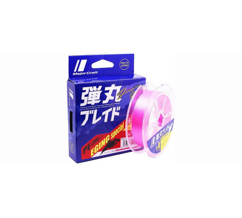 Шнур плетеный Major Craft 150m X4 (розовый) DBE4-150PK #0.8/0.12мм 14lb/6.1кг