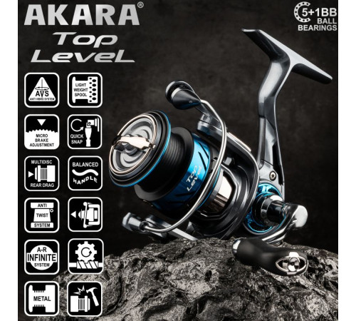 Катушка безынерционная Akara Top Level 2000 5+1