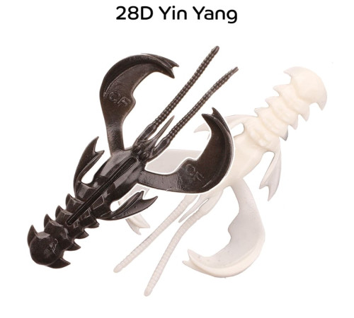 Силиконовая приманка Crazy Fish Nimble 2" 50-50-28d-6-F, цвет #28d, 8 шт.