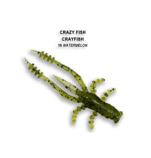 Силиконовая приманка Crazy Fish Crayfish 1.8" 26-45-16-6, цвет #16, 8 шт.