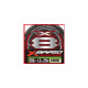 Шнур плетеный YGK X-Braid Braid Cord X8 150m #1.2/0.185mm 25lb/11.2kg
