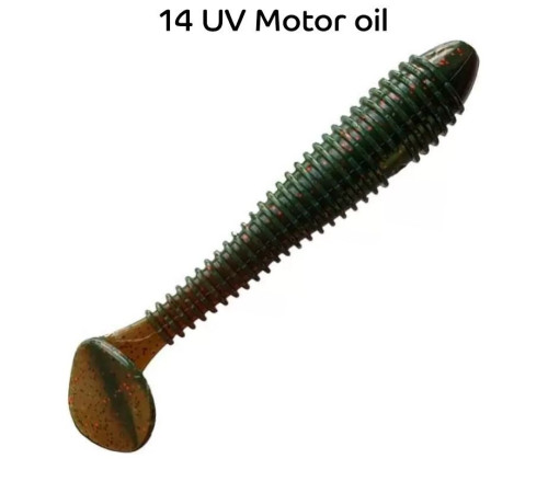 Силиконовая приманка Crazy Fish Vibro fat 4.7" 39-120-14-6, цвет #14, 4 шт.