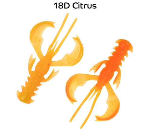 Силиконовая приманка Crazy Fish Nimble 2.5" 44-65-18d-6, цвет #18d, 7 шт.