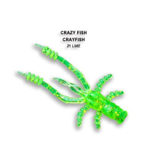 Силиконовая приманка Crazy Fish Crayfish 1.8" 26-45-21-6, цвет #21, 8 шт.