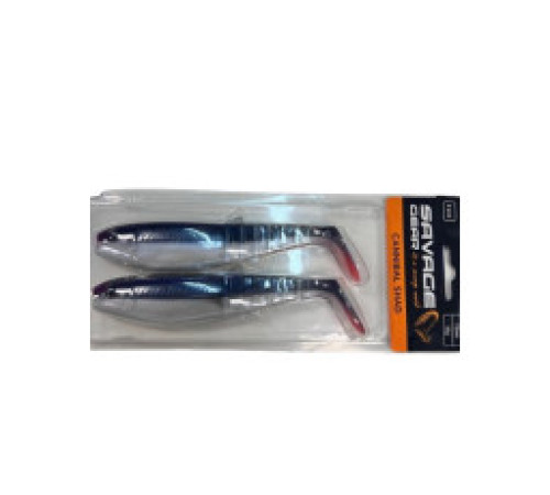 Приманка мягкая SAVAGE GEAR Cannibal Shad 15cm 33g Black Shad 2pcs