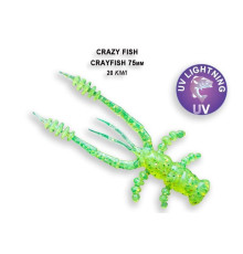 Силиконовая приманка Crazy Fish Crayfish 3" 34-75-20-6, цвет #20, 7 шт.