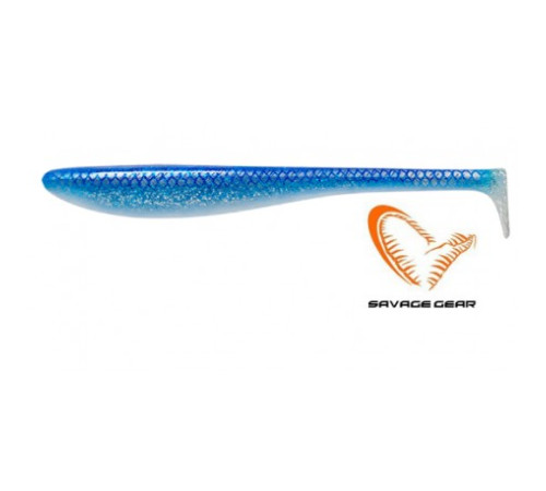Приманка SAVAGE GEAR Monster Shad 22cm 60g Blue Silver UV 2pcs