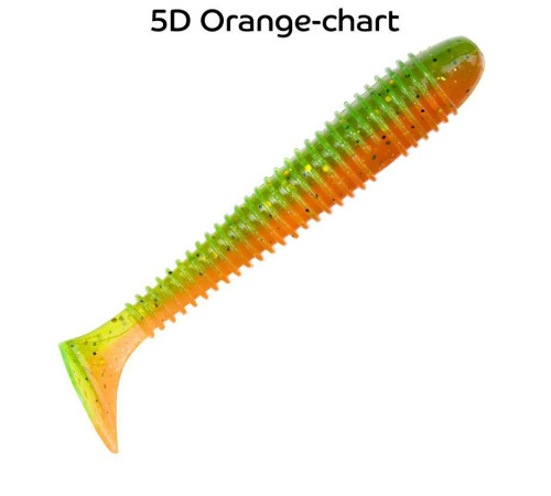 Силиконовая приманка Crazy Fish Vibro Fat 6.8" 33-170-5d-6, цвет #5d, 2 шт.