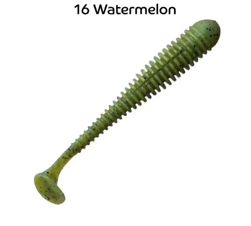 Силиконовая приманка Crazy Fish Vibro worm 3.4" 12-85-16-6-F, цвет #16, 5 шт.
