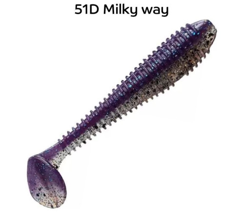 Силиконовая приманка Crazy Fish Vibro Fat 3.2" 73-80-51d-6, цвет #51d, 5 шт.