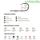 Крючки одинарные Maruto 9515 BN Feeder (фидерная серия), №6, 10 шт