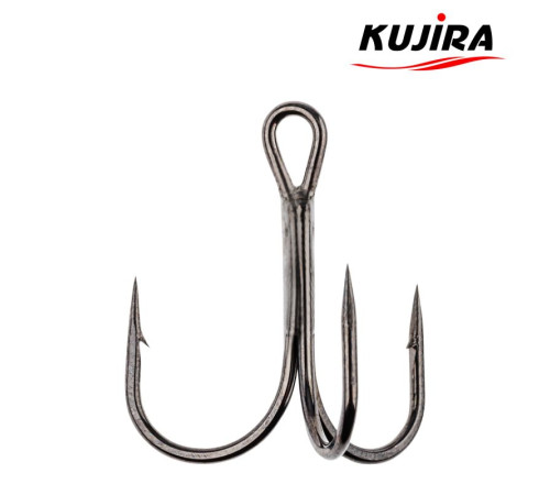 Крючок тройник Kujira 536 BN на пенке, №16, 8 шт