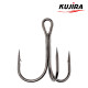Крючок тройник Kujira 536 BN на пенке, №16, 8 шт
