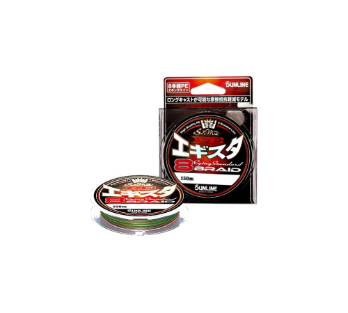 Шнур плетеный Sunline PE Egista X8 150m #0.6/0.128mm 4.5kg