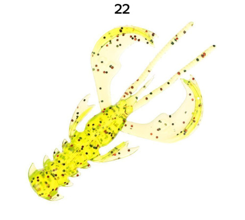 Силиконовая приманка Crazy Fish Nimble 2.5" 44-65-22-6, цвет #22, 7 шт.