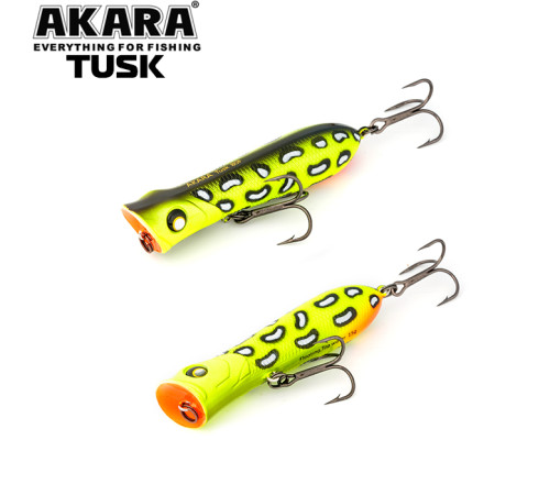 Воблер поппер Akara Tusk 80 F, цвет A116
