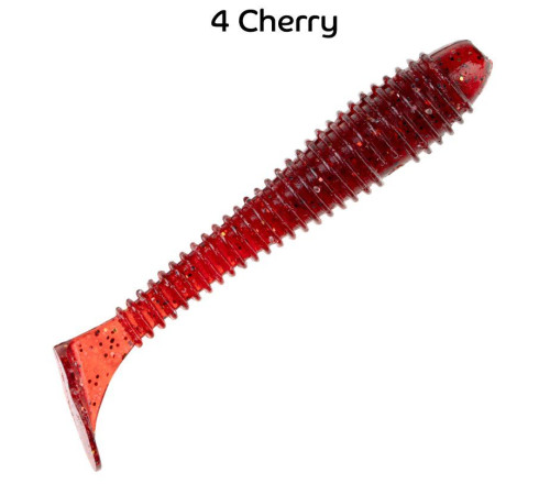 Силиконовая приманка Crazy Fish Vibro fat 2.7" 1-71-4-2, цвет #4, 5 шт.