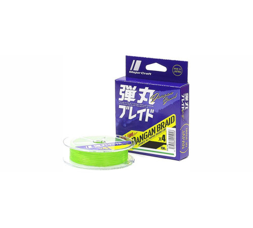 Шнур плетеный Major Craft 150m X4 (зеленый) DB4-150GR #0.8/0.12mm 14lb/6.1kg