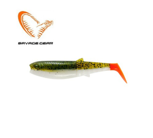 Приманка мягкая Savage Gear Cannibal Shad 15cm 33g Olive Hot Orange 2pcs