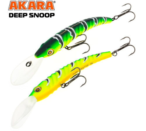 Воблер для троллинга Akara Deep Snoop 120 F, цвет A107