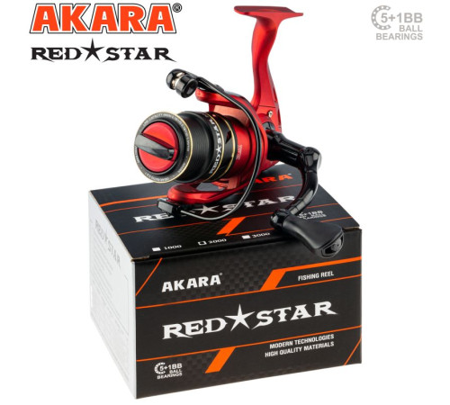 Катушка безынерционная Akara Red Star 3000 5+1