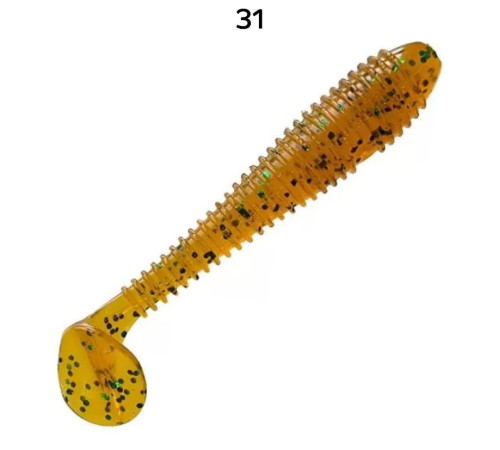 Силиконовая приманка Crazy Fish Vibro fat 2.7" 1-71-31-6, цвет #31, 5 шт.