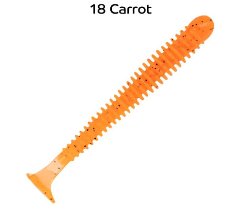 Силиконовая приманка Crazy Fish Vibro worm 3.4" 12-85-18-6, цвет #18, 5 шт.