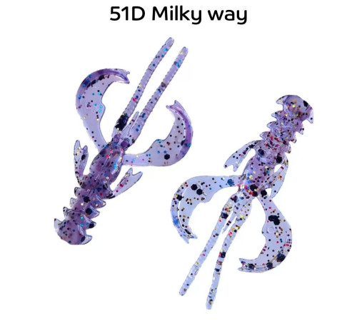 Силиконовая приманка Crazy Fish Nimble 1.2" 76-30-51d-6, цвет #51d, 16 шт.