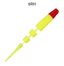Силиконовая приманка Crazy Fish Polaris 4" 38-100-6RH-6, цвет #6RH, 6 шт.