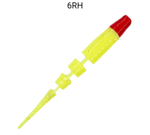 Силиконовая приманка Crazy Fish Polaris 4" 38-100-6RH-6, цвет #6RH, 6 шт.