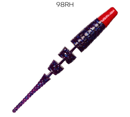 Силиконовая приманка Crazy Fish Polaris 3" 24-68-98RH-6, цвет #98RH, 8 шт.