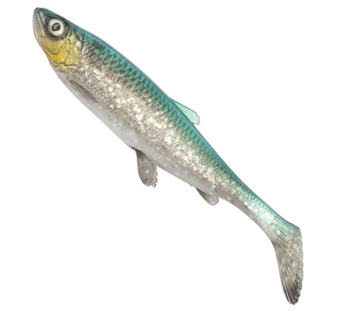 Приманка мягкая SAVAGE GEAR 3D Herring Shad V2 28cm 150g Green Silver 1pcs