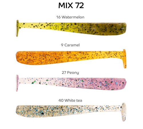 Силиконовая приманка Crazy Fish Nano minnow 2.2" 22-55-M72-6, цвет #M72, 8 шт.