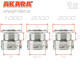 Катушка безынерционная Akara Reflex 1000 4+1