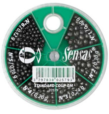 Набор грузов Sensas Standard Pole Box Large 100 г. 0.12-0.40 г